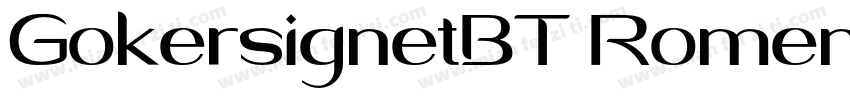 GokersignetBT Romen字体转换